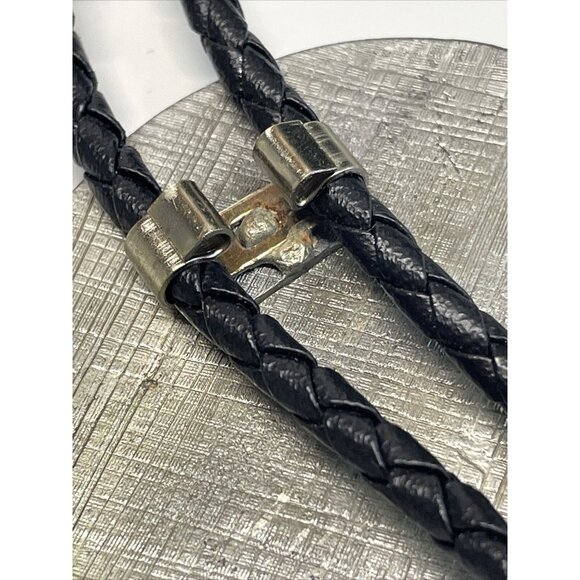 RARE Unbeatable Wheatables Country Tour Music Festival ‘94 Bolo Tie Black A44 - Picture 8 of 11